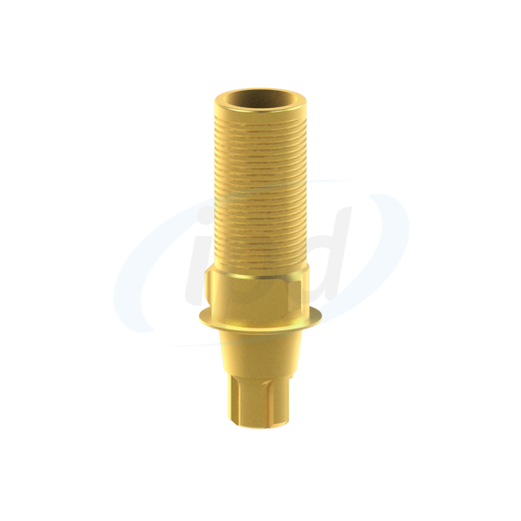 Reguliuojamo aukščio titaninė bazė su varžteliu. Tinka Camlog® Conelog®